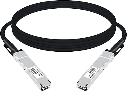 1.5m (5ft) 400G OSFP Flat Top InfiniBand NDR Passive Direct Attach Copper Twinax Cable Compatible with NVIDIA/Mellanox MCP4Y10-NO1A for ConnectX-7 HCA
