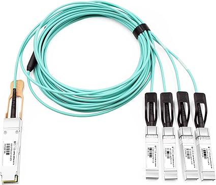 100G QSFP28 to 4x25G SFP28 Active Optical Breakout Cable Compatible with Arista Networks AOC-Q-4S-100G-7M 7m (23ft)