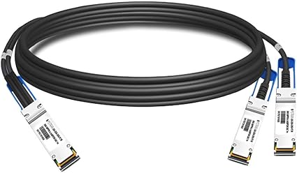 2m (7ft) 200G QSFP56 to 2X 100G QSFP56 InfiniBand HDR Passive Direct Attach Copper Breakout Cable Compatible with NVIDIA/Mellanox MCP7H50-H002R26 for Quantum Switches and ConnectX-6 HCA