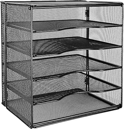 Amazon Basics 5 Slot Desk Organizer Tray