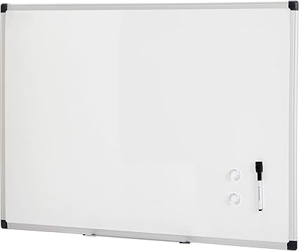 Amazon Basics Magnetic Framed Dry Erase White Board, 24 x 36 Inch