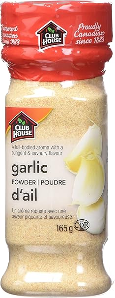 Club House Garlic Powder, Kosher, Perfect Compliment To Your Casseroles, Soups, Stews & Sauces For Meat Vegetables, Full-Bodied Aroma With A Pungent & Savoury Flavour, 165G