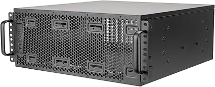 Silverstone Technology RM4A 4U rackmount Server Chassis with Enhanced 360mm radiators Compatibility, SST-RM4A