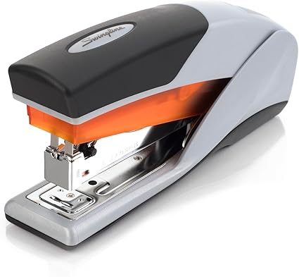 Swingline Stapler, Optima 25 Reduced Effort, 50% Easier, Full Strip - 25 Sheets, Black/Charcoal (7471166402)